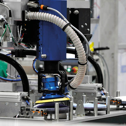 Robotic sanding - Automatic disc changer