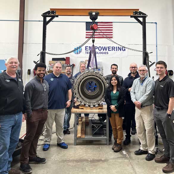 Ultrasonic shot peening - EMPOWERING TECHNOLOGIES AND PRATT & WHITNEY
