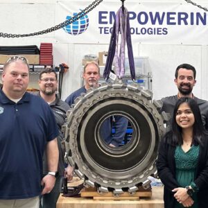 Ultrasonic shot peening - EMPOWERING TECHNOLOGIES AND PRATT & WHITNEY